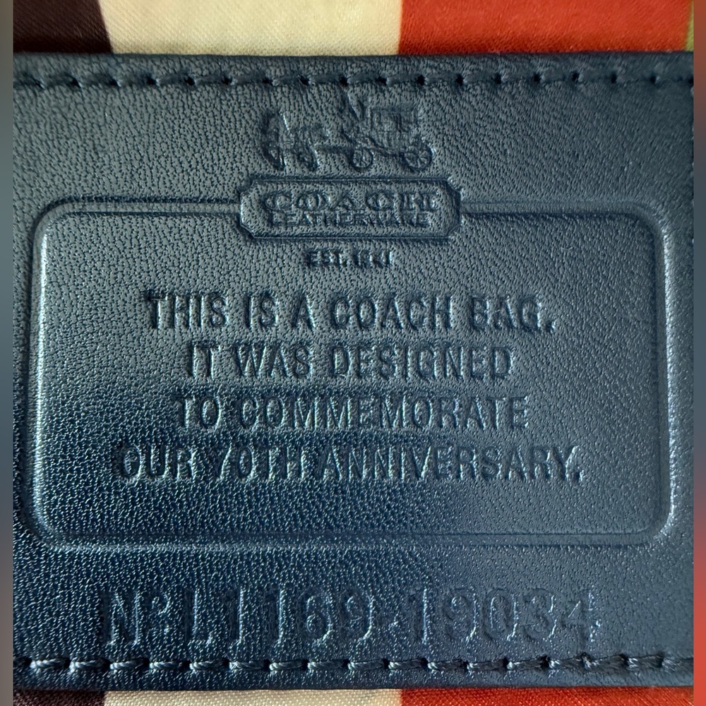 COACH LEGACY WILLIS 70th ANNIVERSARY SIGNATURE CROSSBODY #19034, VGUC - Picture 16 of 16